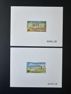 Cameroun Cameroon Kamerun 1983 Mi. 1034 - 1035 Epreuve De Luxe Proof Hotel De Ville Bafoussam Garoua - Monuments