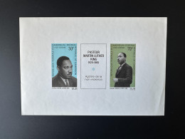 Cameroun Cameroon Kamerun 1968 Mi. 558 / 562 Epreuve Luxe Proof Gommée Gum Martin Luther King - Martin Luther King