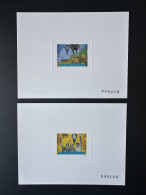 Cameroun Cameroon Kamerun 1979 Mi. 919 - 920 Epreuve Luxe Proof Ballon Balloon Traversée Atlantique Crossing Atlantic - Cameroun (1960-...)
