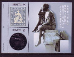 SCHWEIZ BLOCK 36 POSTFRISCH(MINT) STRUBELI SITZENDE HELVETIA 2004 - Blocs & Feuillets