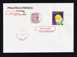 Letter Finland (Espoo) To Finland (Hankasalmi) - Lettres & Documents