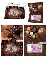 Billet Touristique Souvenir 2022 Portugal Encart "Feliz Páscoa 2022" Parfum Chocolat - Essais Privés / Non-officiels