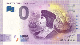 Billet Touristique Souvenir 2021 Portugal Bartolomeu Dias - Essais Privés / Non-officiels