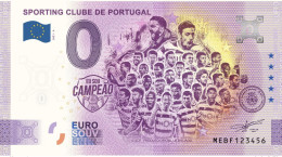 Billet Touristique Souvenir 2021 Portugal Sporting Clube De Portugal - Anniversary 2020 - 2021-6 A - Essais Privés / Non-officiels