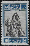 1928 Italia Emanuele Filiberto Lire 1,25 P. Bc 13 3⁄4 MNH Sassone N. 226/I - Autres & Non Classés