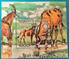 BOGEN / BLOCKMARKEN / ANTILOPEN / TIERE / ANTILOPES / ANIMAL - Haute-Volta (1958-1984)