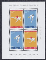 Poland 1964 Summer Olympic Games In Tokyo, Michel Block 34, MNH VF - Summer 1964: Tokyo
