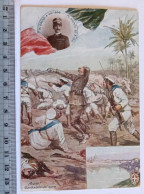 TURCO - ITALIAN  WAR 1912_" FORWARD  GARIBALDINI OF THE SEA  " ANCIENT  POSTCARD - ANTICA CARTOLINA VIAGGIATA - Tripolitaine