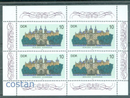 1986 Castles,Castle Schwerin,Architecture,Germany/DDR,Mi.3032,KB/MNH - Schlösser U. Burgen