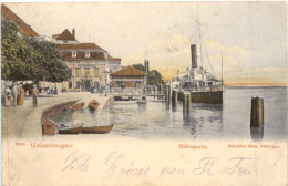 Ueberlingen Hafenpartie Gebrüder Metz, Tübingen. - Tübingen