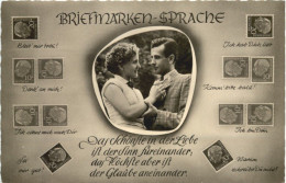 Briefmarkensprache - Briefmarken (Abbildungen)