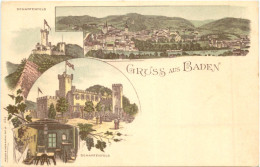 Gruss Aus Baden - Litho - Baden