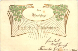 Geburtstag - Prägekarte - Geburtstag