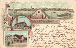 Cuestrin-Neustadt Kuestrin Ostbrandenburg Kostrzyn PL Panorama Friedenskirche Zi - Polonia