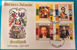 GANZSACHE / ERSTTAGSBRIEF / FDC / POSTKARTE/ SONDERSTEMPEL / ABARTEN / BERNERA ISLANDS SCOTLAND / 1978 - 1971-1980 Decimal Issues