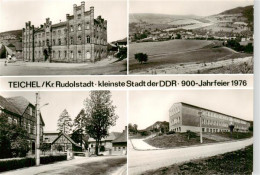 Teichel Rathaus Blick Vom Steinberg Teilansicht Polytechn Oberschule - Sonstige & Ohne Zuordnung