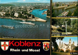 Dampfer Binnenschifffahrt Koblenz Rhein Und Mosel - Steamers