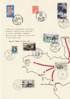 " DEBARQUEMENT DE NORMANDIE " Sur 3 Documents A4 1er Jour Et Commémoratifs RARES De 1994 (52 Timbres !) FDC à Saisir !!! - 2. Weltkrieg