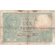 France, 10 Francs, Minerve, 1940-10-24, V.78400, TB - 10 F 1916-1942 ''Minerve''