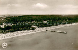 Timmendorfer Strand Fliegeraufnahme Strand Seebruecke - Timmendorfer Strand