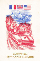 " 50 ANS DU DEBARQUEMENT EN NORMANDIE " Sur Encart Ceres Luxe 1er Jour N°té Sur Soie De 1994 N°YT 2287 2288 FDC à Saisir - 2. Weltkrieg
