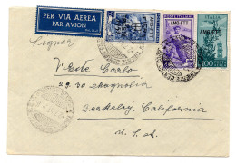 Fiera Di Trieste Lire 55 + Complementari Su Busta Via Aerea - Mint/hinged