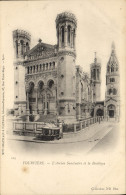 CPA Lyon Fourviere L'Ancien Sanctuaire Et La Basilique - Lyon 1