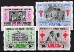 ZAYIX Liberia B19, CB4-CB6 MNH Medicine, Nursing, Hospitals 033023S180M - Liberia