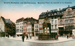 Mainz Rhein Marktplatz Und Marktbrunnen - Mainz