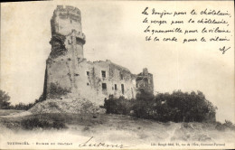 CPA Chateau Tournoel Ruines - Castles