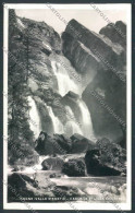 Aosta Cogne Cascate Lilla Foto Cartolina MQ4157 - Aosta
