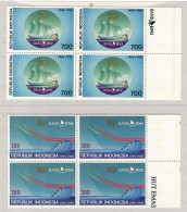 Indonesia 1996, BNI, 2x Block Of 4, MNH** - Indonesia