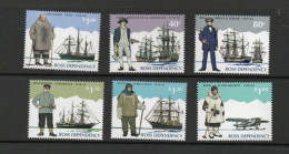 ROSS DEPENDENCY  -  1995 - ANTARCTIC EXPLORERS SET OF 6  MINT NEVER HINGED SG £14.25 - Unused Stamps