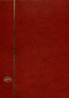 CLASSEUR POUR TIMBRES COULEUR MARRON CLAIR - Formato Grande, Sfondo Bianco