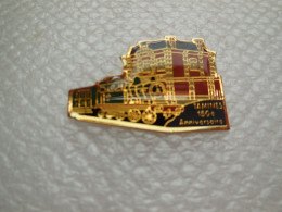 Pin's Train Vapeur, Gare Tamines 150ème Anniversaire, Rare .....BT34 - Transportes