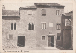 Ao426 Cartolina Capodistria La Casa Natale Di M.sauro - Greetings From...