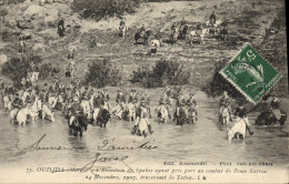 CPA Militaria Oudjda Maroc L'escadron De Spahis Ayant Pris Part Au Combat De Foul Safrou Tafna - Uniforms