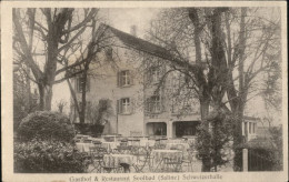 Basel BS Basel Gasthof Restaurant Soolbad Saline Schweizerhalle - Autres & Non Classés