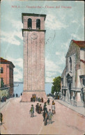Ao93 Cartolina Pola Domkirche Chiesa Del Duomo 1923 Croazia - Greetings From...