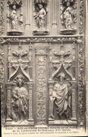 CPA Aix En Provence Detail De La Porte De La Cathedrale St Sauveur XV Siecle Portail En Noyer Les Fi - Aix En Provence
