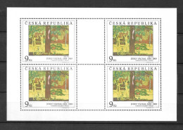 CZECHOSLOVAKIA  - MNH  - A  1996 SHEET OF 4 MNH STAMPS -  Ref  1 - Blocks & Sheetlets