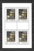 CZECHOSLOVAKIA  - MNH  - A  1996 SHEET OF 4 MNH STAMPS -  Ref  2 - Blocks & Sheetlets