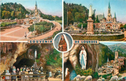 CPA Souvenir De Lourdes - Greetings From...