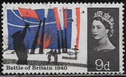 GB SG677 1965 Battle Of Britain 9d ORDINARY Good/fine Used [35/29553A/39] - Gebruikt