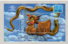 Indonesia 2000, Stamp Exhibition, M/S, MNH** - Indonesien