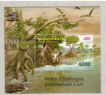 Indonesia 2000, Monkey, M/S, MNH** - Indonesien