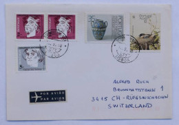 Lettre Affranchie Du Portugal Vers La Suisse – Divers Timbres Thématiques - Briefe U. Dokumente