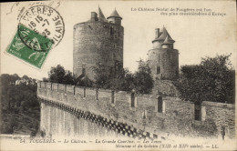 CPA Chateau Feodal De Fougeres - Castles