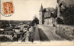 CPA Dreux Le Chemin De Ronde Du Chateau - Dreux