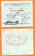 1914-18 // Ville De BITSCHWEILER (Haut-Rhin 68) // Sct. MARTINOT & GALLAND // Bon De Nécessité De 1 Mark - Bons & Nécessité